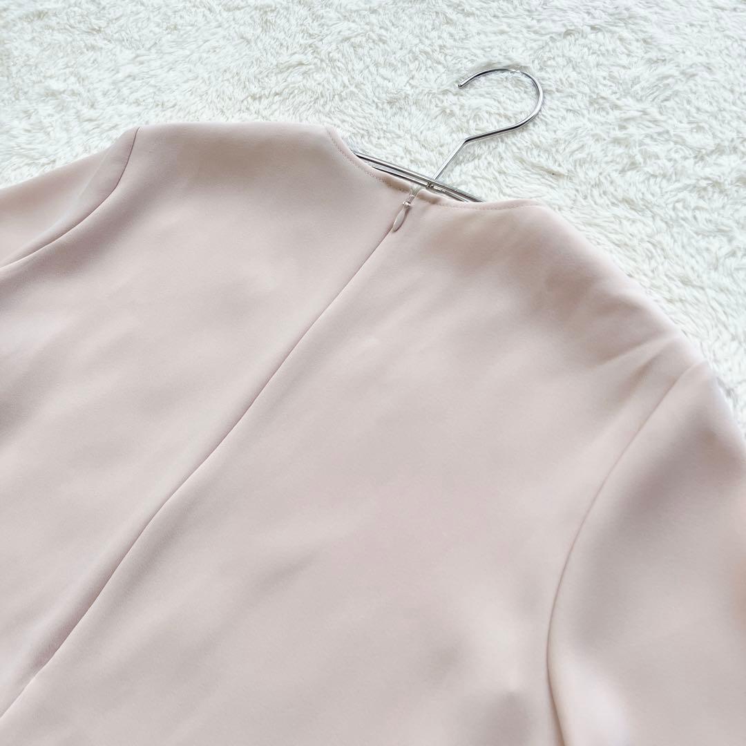 現行 ヨーコチャン ピンク ハーフスリーブ サイドスリット ブラウス 36 S