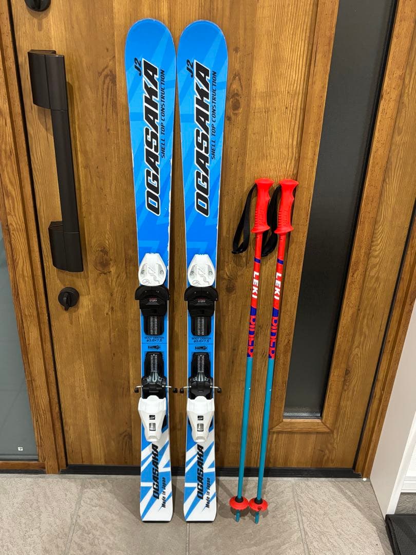 OGASAKA オガサカスキー板 JRS 4.5 CA 青120 ポール新品90