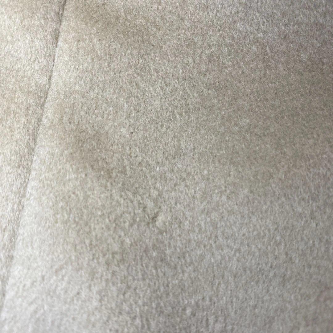 【大きいサイズ】マックスマーラ　白タグ　カシミヤ混　ダブルチェスターコート　42