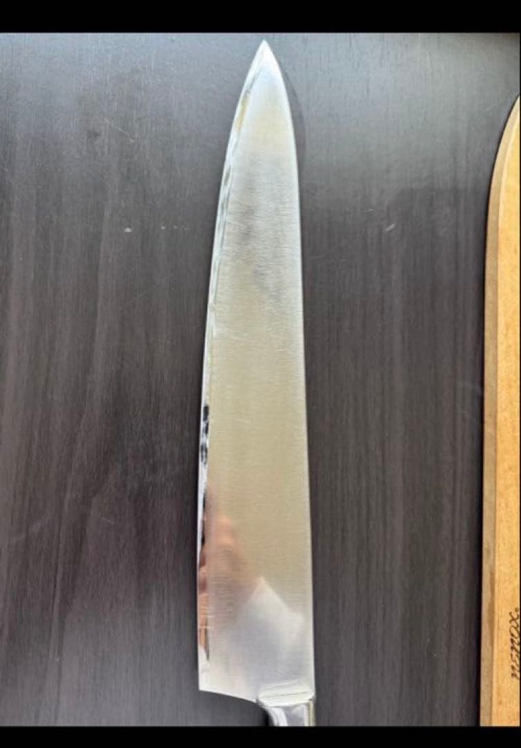 子の日 牛刀 洋包丁 300mm NENOX ホワイトマーブル柄ハンドル
