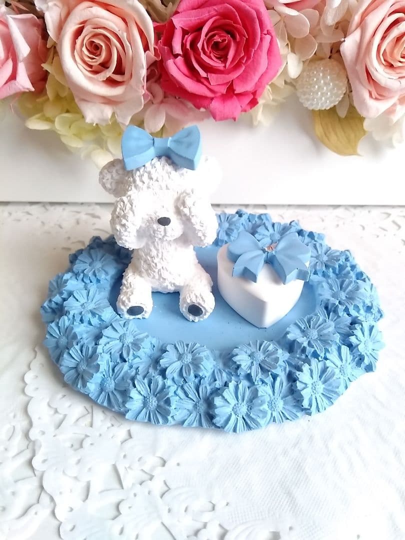 アロマストーンベア&トレーセット