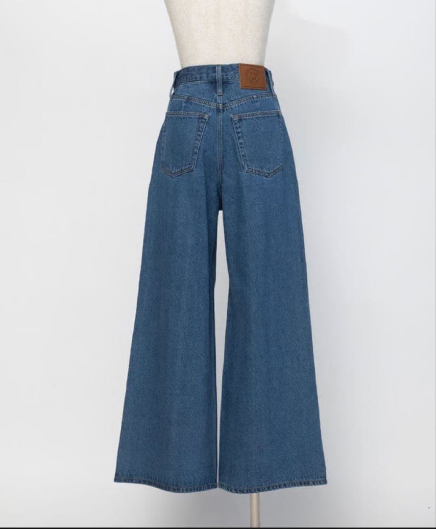 wcj ソフトデニムパンツ　サイズ26 ブルー　若槻千夏