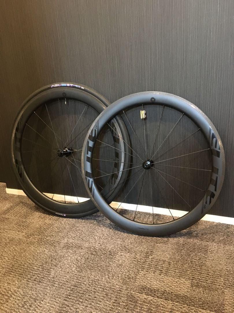 【本日まで】ELITEWHEELS エッジカーボンホイール　50リムブレーキ用