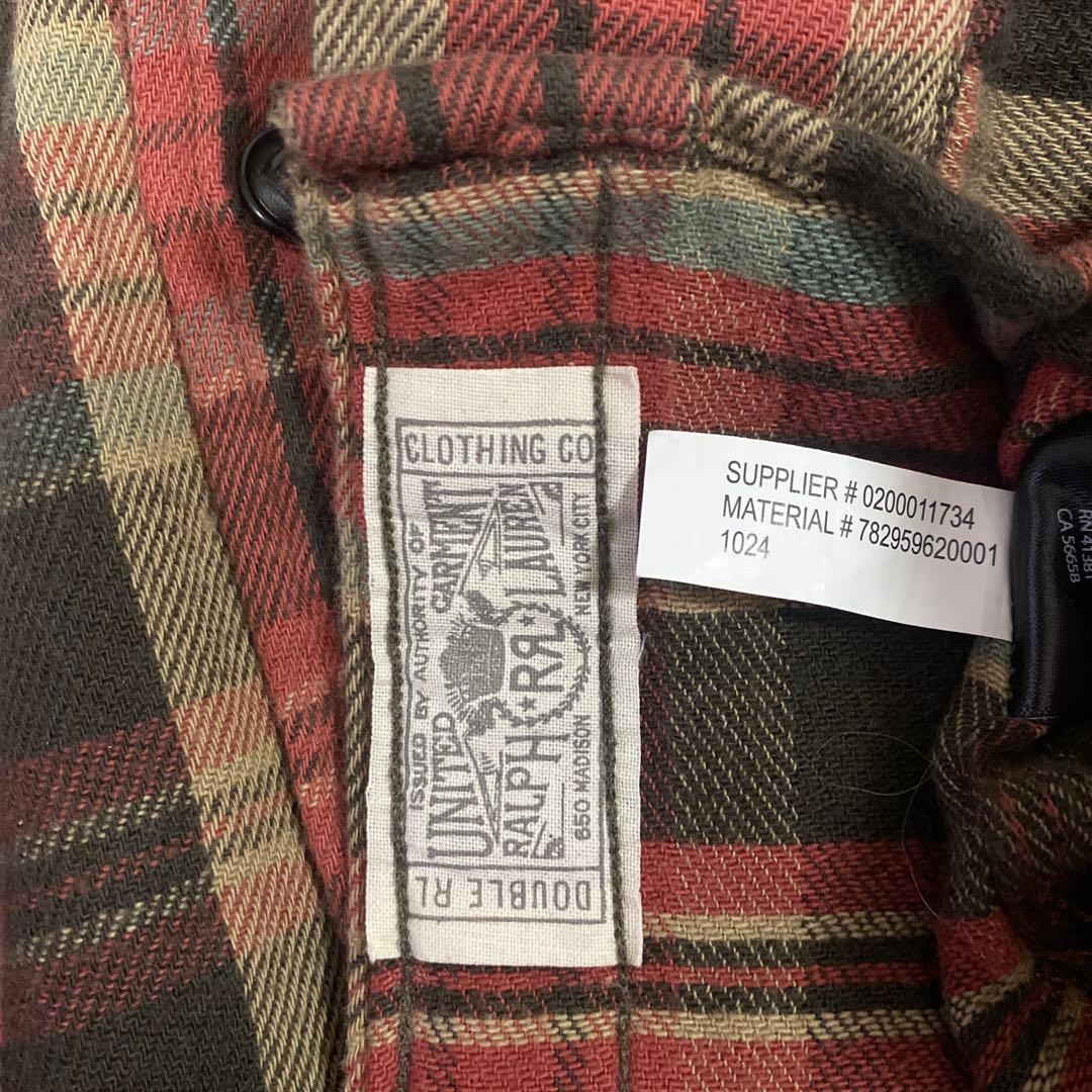 RRL ネルシャツ M〜Lサイズ