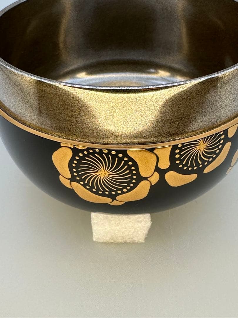 すーへー茶道具　棗　岡本康伸　溢れ梅蒔絵