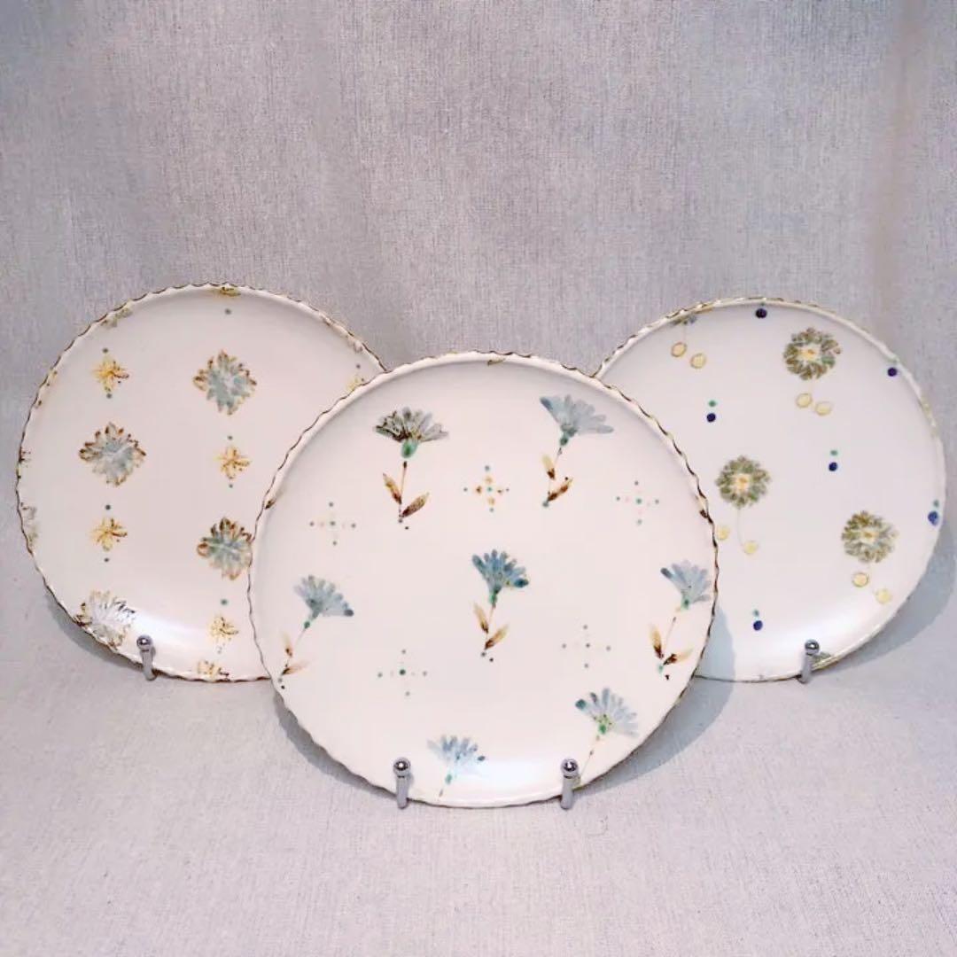 矢島操　作家　大皿　器　食器三点セット