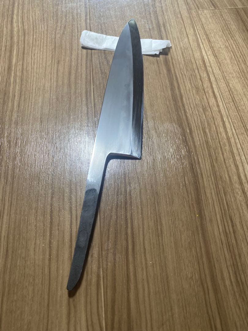 Hide　玄海正国　出刃包丁　地肌　刃渡り24cm