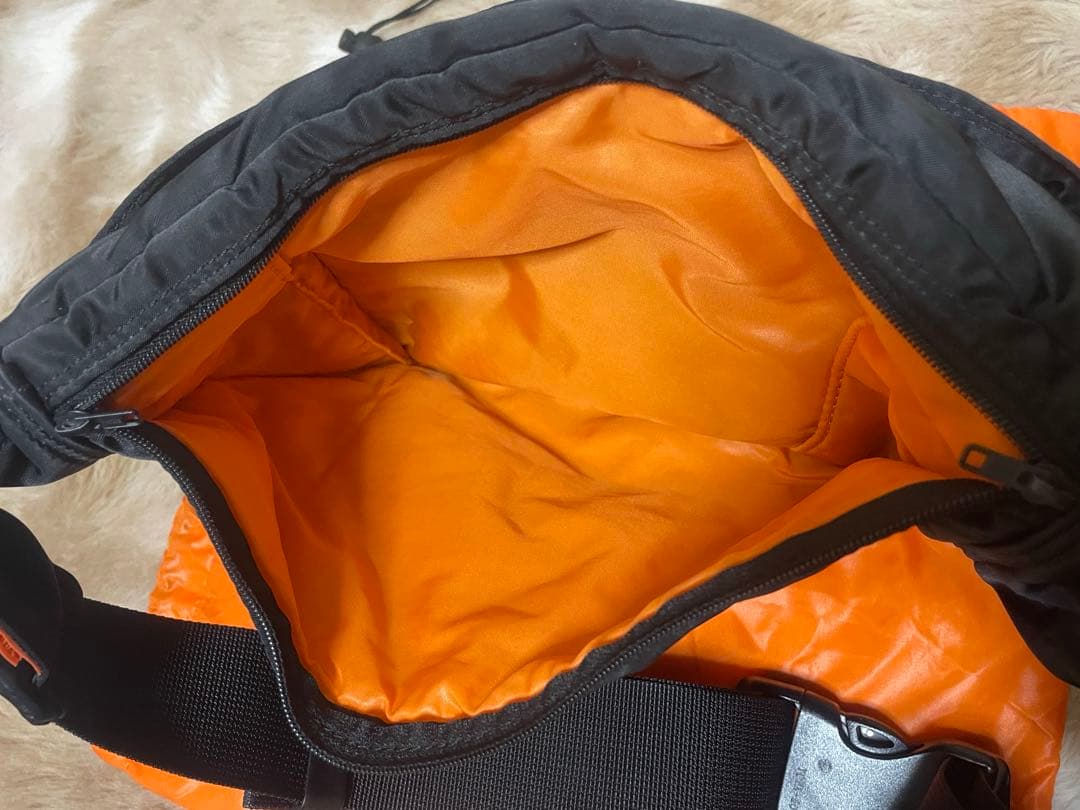 【美品】PORTER タンカー ウエストバッグ ボディバッグ ブラック L 袋付