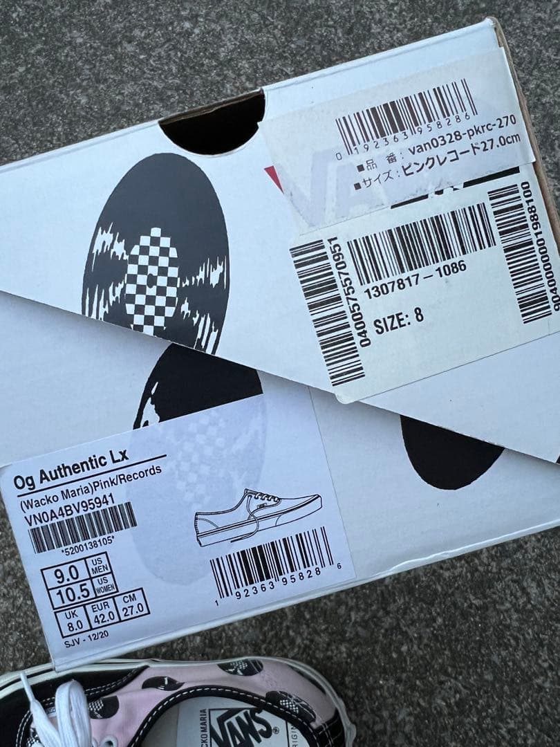 K*a様 wackomaria vans 27 ピンク レコード