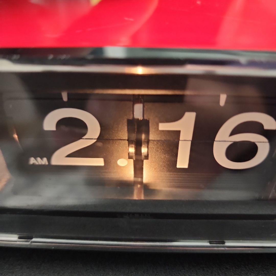 昭和レトロ　パタパタ時計 電池式（単１　1本）説明書　箱つき