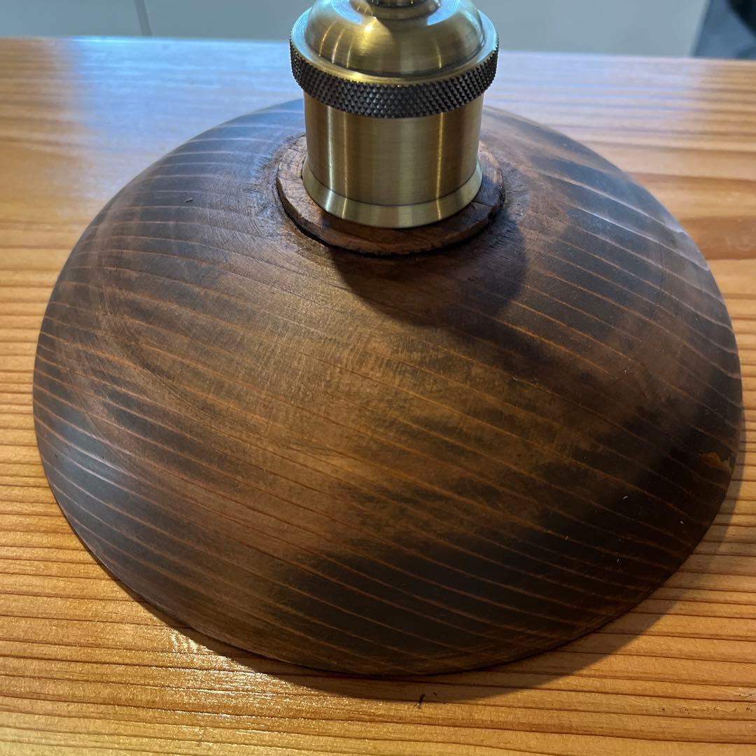 ハンドメイド 天然杉ペンダントライト／優しい木目／ナチュラル照明