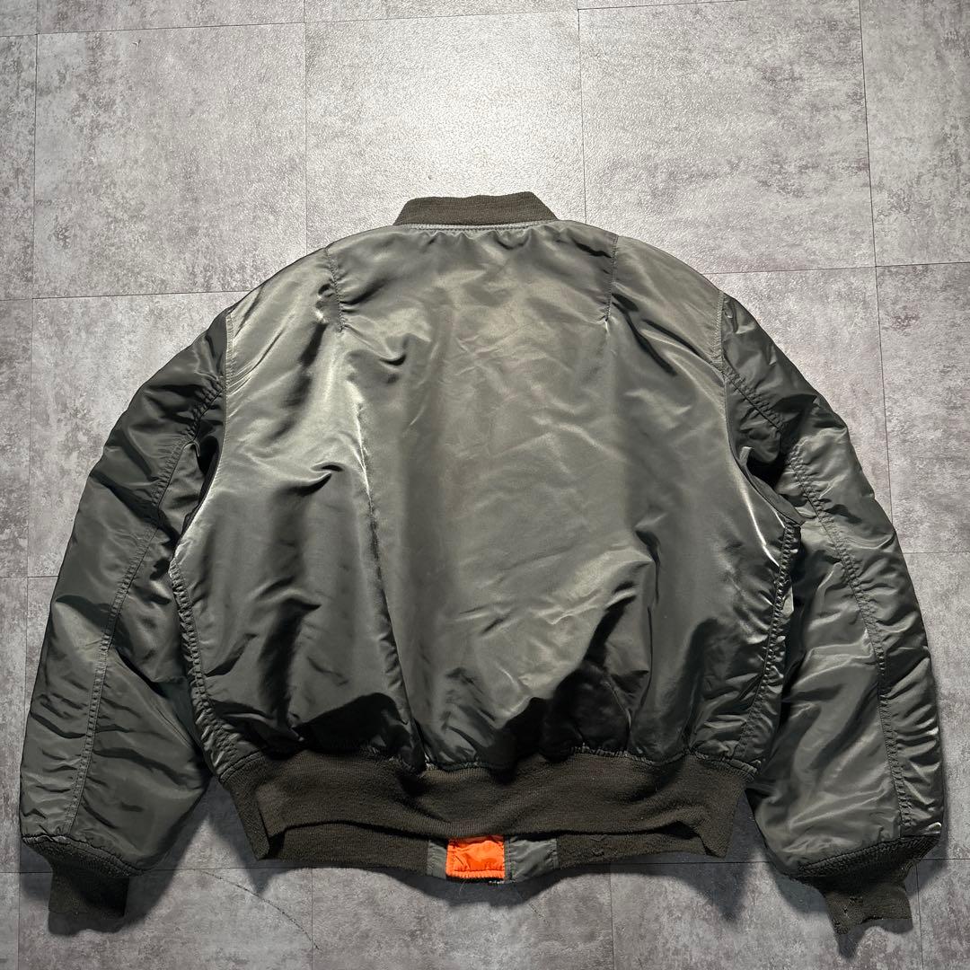 90s alpha USA製　reversible ma-1 flight jk