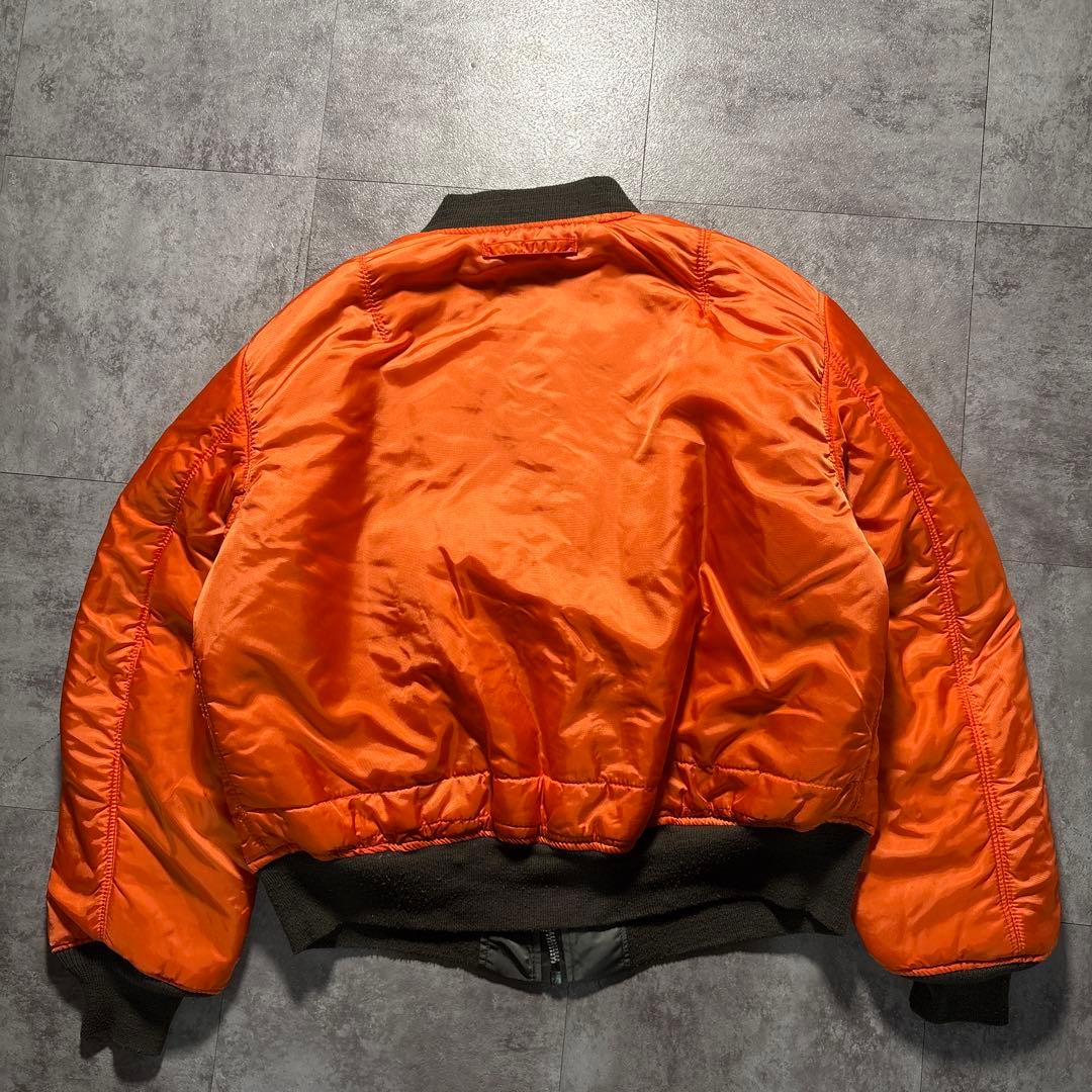 90s alpha USA製　reversible ma-1 flight jk