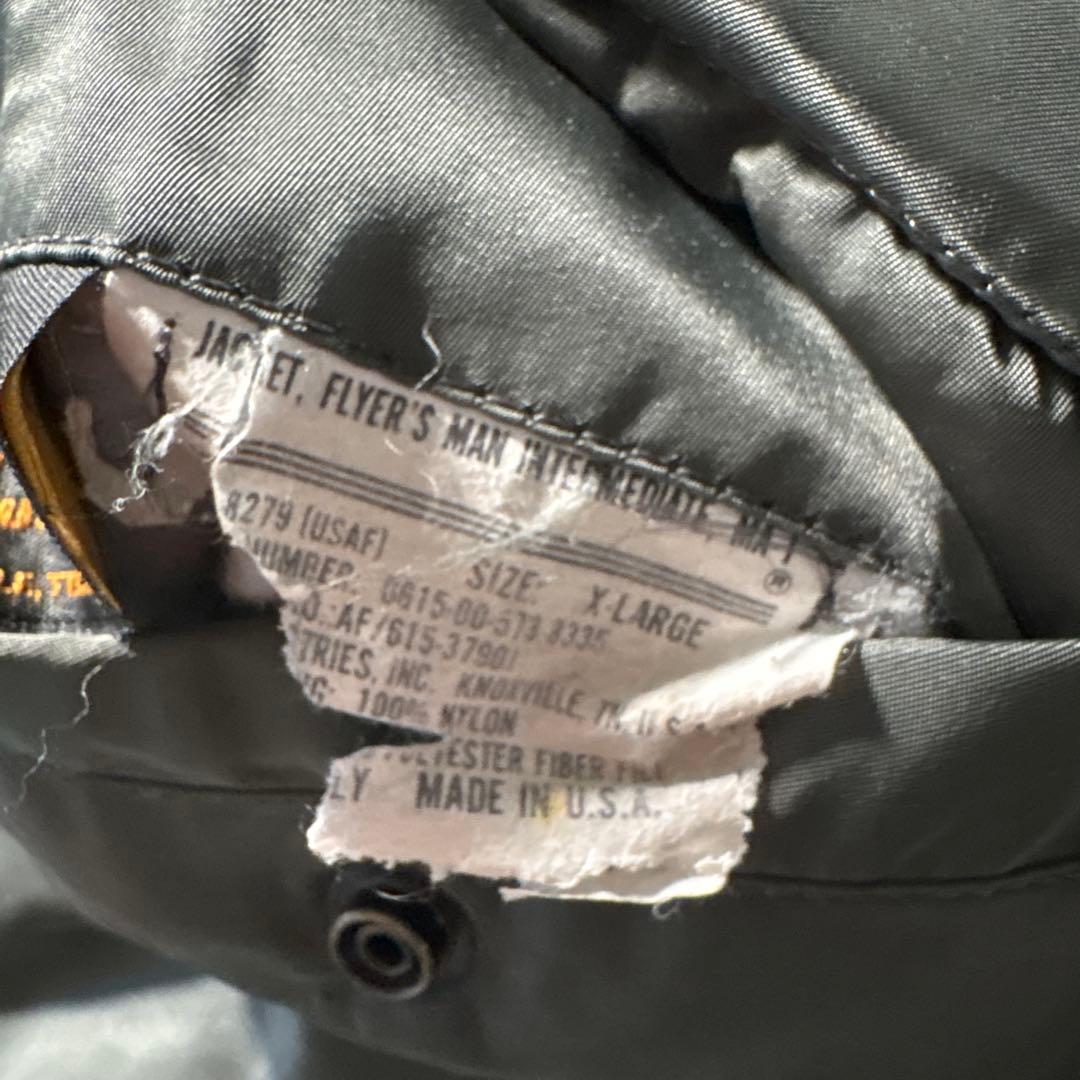 90s alpha USA製　reversible ma-1 flight jk