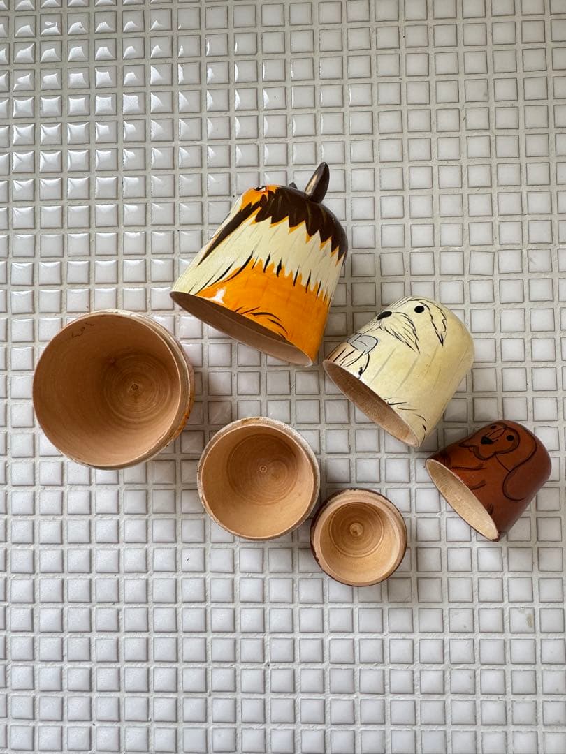 犬のマトリョーシカ 3個セット