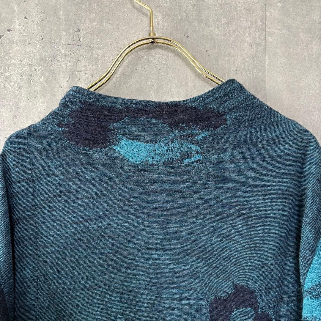 慈雨 センソユニコ ウール100 変形プルオーバー 紐でシルエット調整可能 40