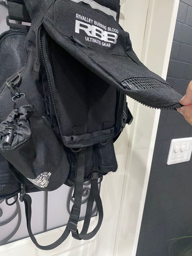 RBB リバレイ　ゲームベストⅡ　ブラック　リバレイ　ポーチ付き　美品 8897