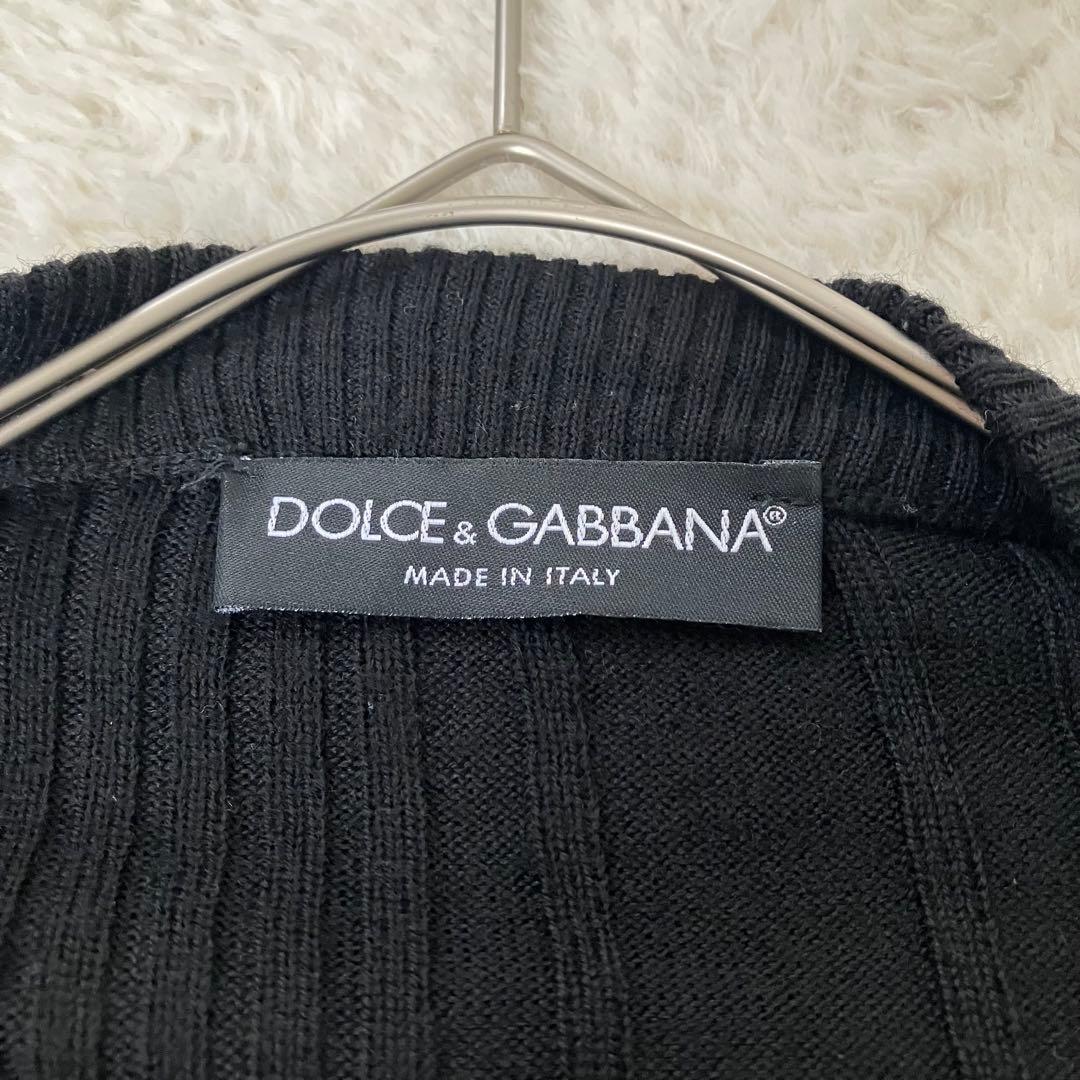DOLCE&GABBANNA ウール ニット スナップ カーディガン イタリア製
