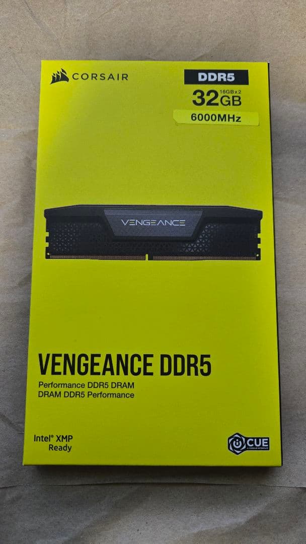 未開封 CORSAIR VENGEANCE DDR5 16gb 2枚 32gb
