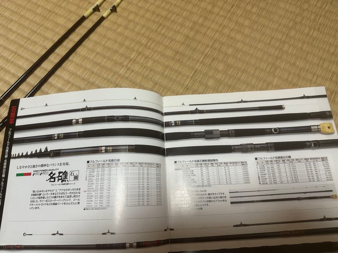 ダイコー製　フルフィールド名礁石鯛500HH+新品未使用穂先２本付き