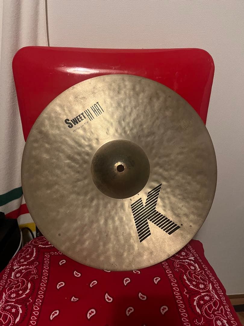 K Sweet Hi-Hat 15インチ シンバル　TOP&BOTTOM