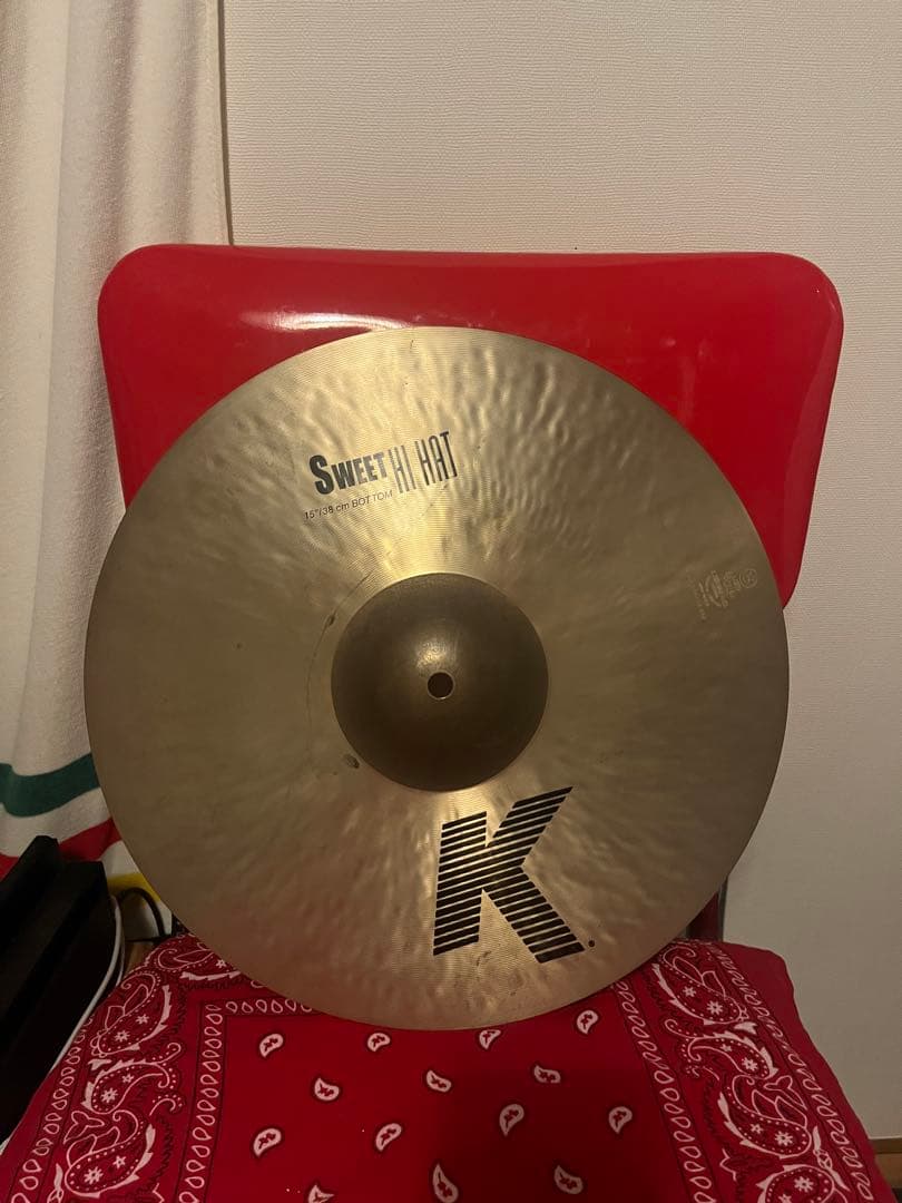 K Sweet Hi-Hat 15インチ シンバル　TOP&BOTTOM