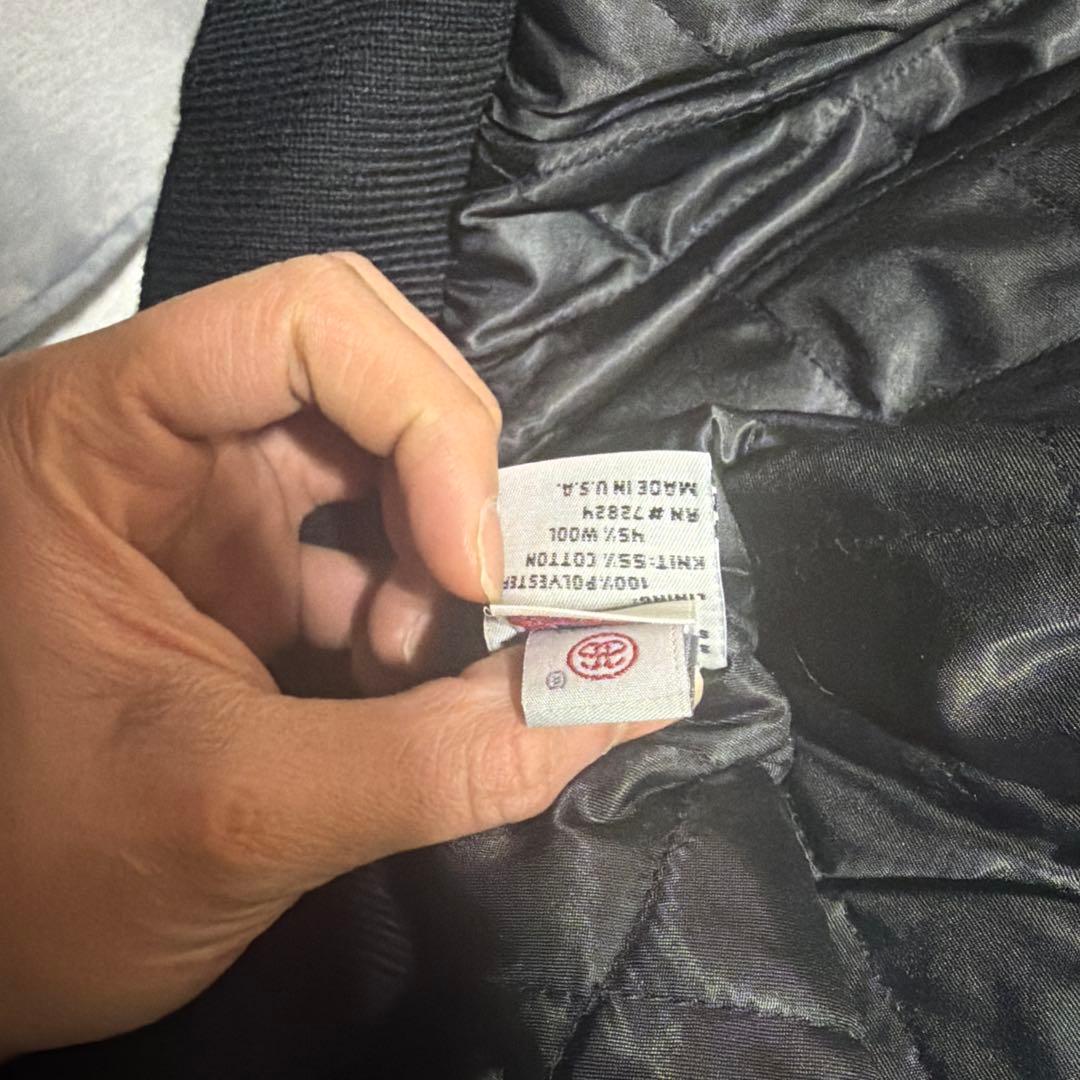 ふ*ら様 STUSSY スカル刺繍 スタジャン