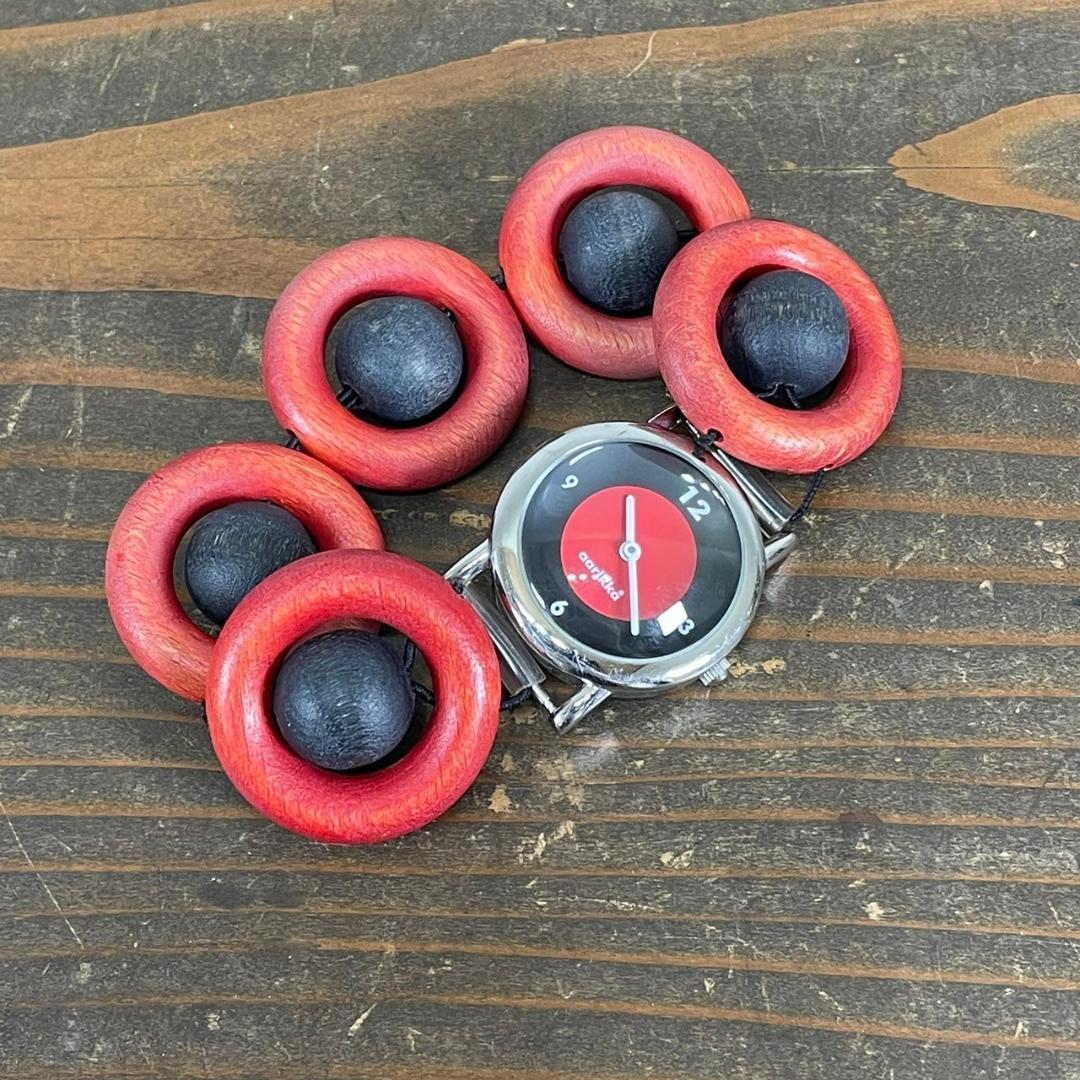 aarikka アーリッカ RONDO 木製 腕時計 フィンランド 北欧