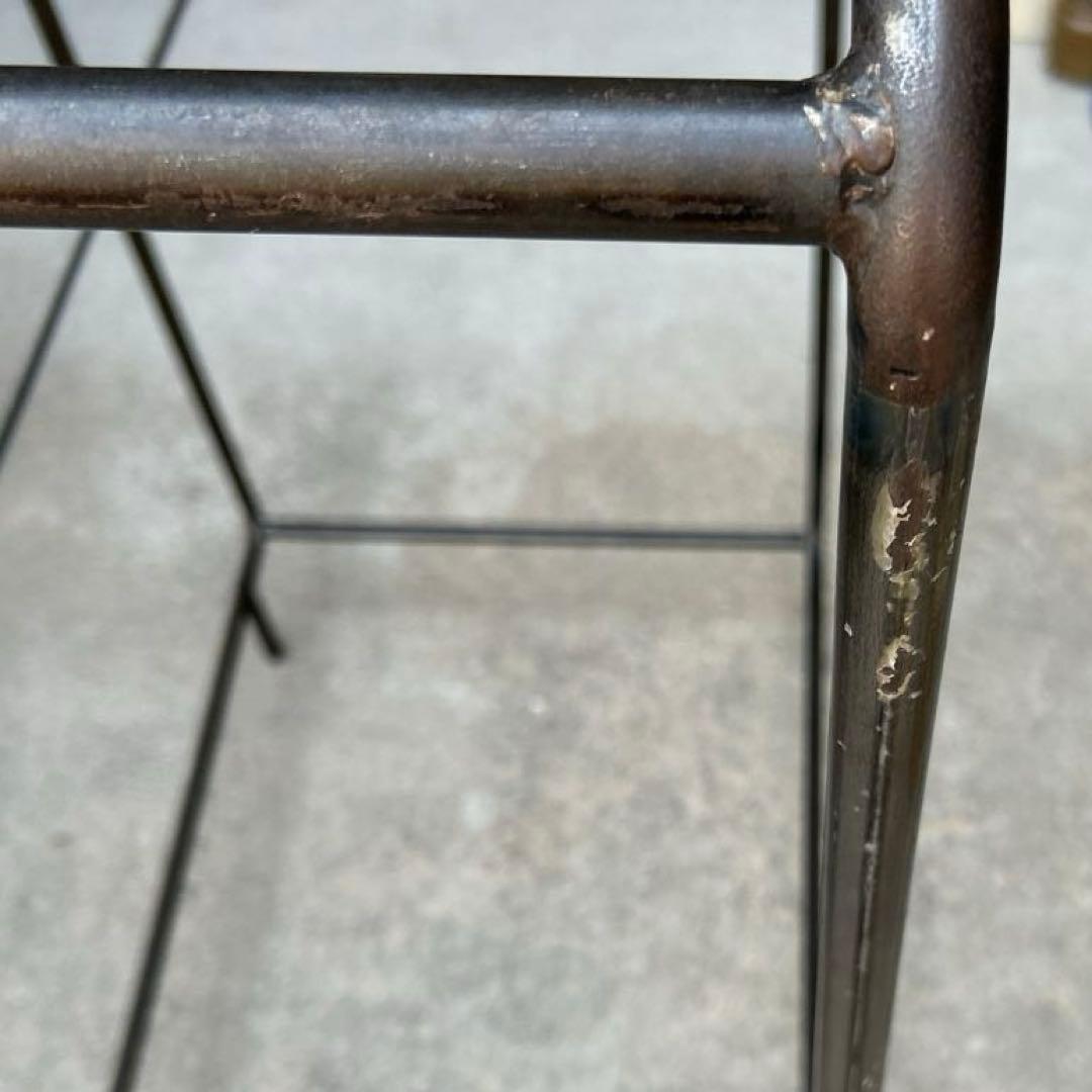 インダストリアル アイアン ラック シェルフ 無骨 シャビー 鉄製 店舗什器
