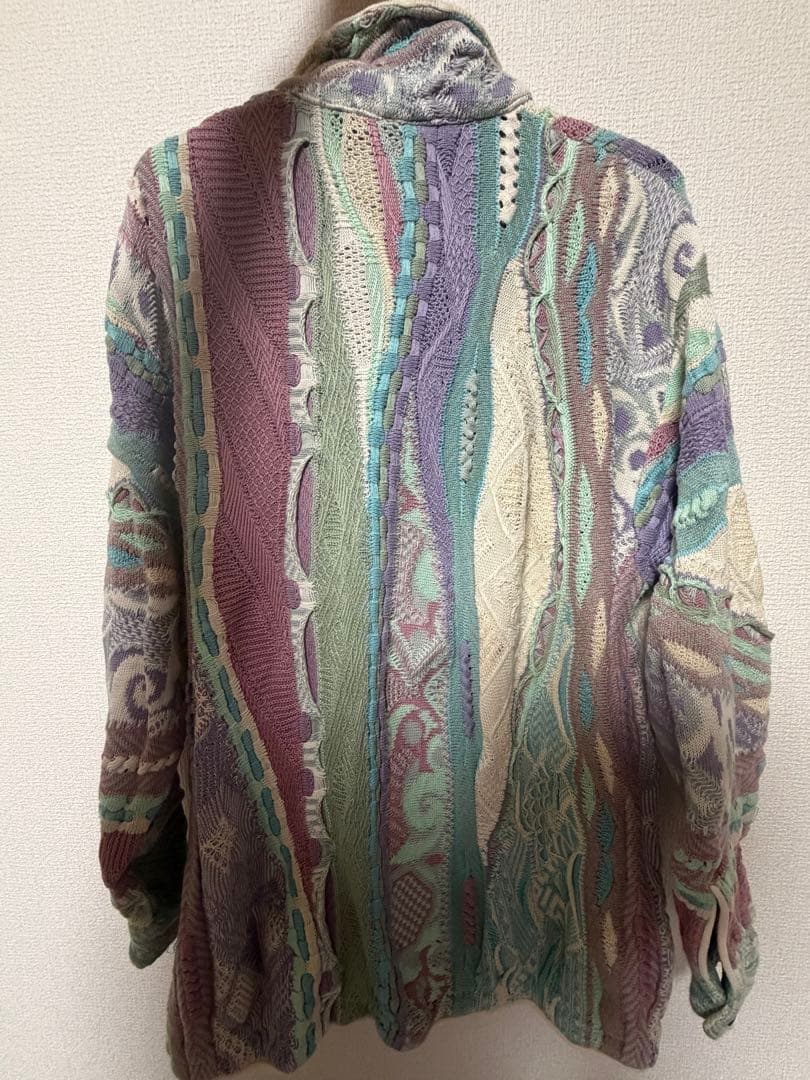 90s オーストラリア製 COOGI 3D カーディガン