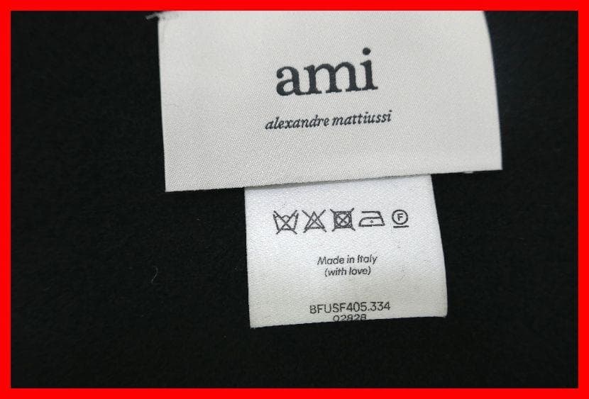 ami paris ウール100％マフラーマフラー mム362