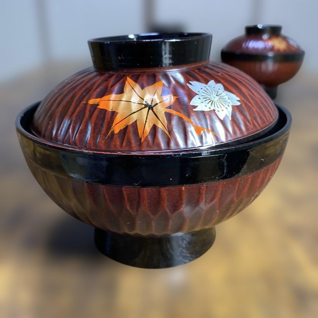 もみじ柄お椀　3個セット