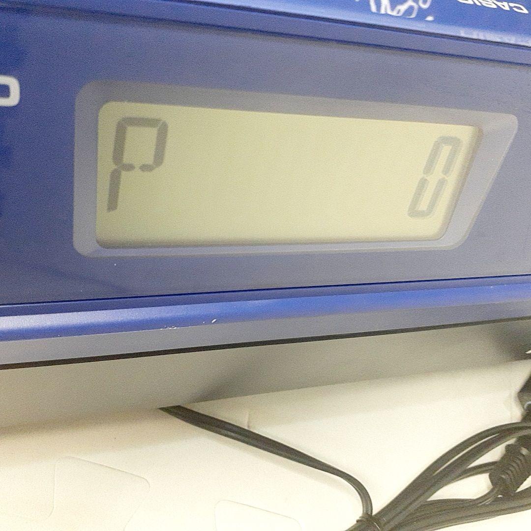 【美品】動作品　CASIO レジスター SE-G2　ブルー　取扱説明書付き