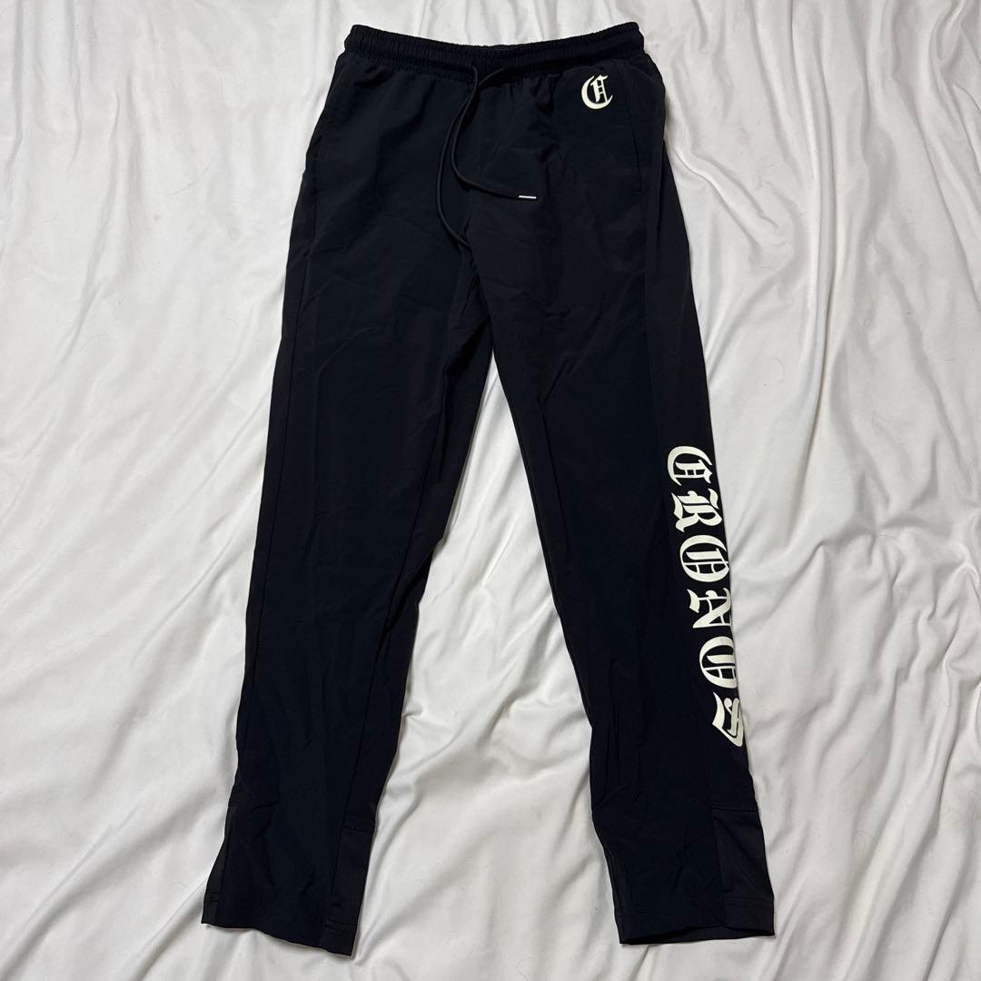 CRONOS クロノス　ナイロン　ジョガーパンツ　S 黒　ブラック