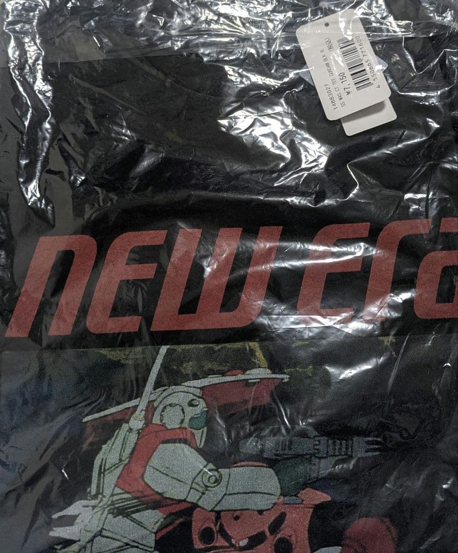 半袖 ウォッシュドコットン Tシャツ 機動戦士ガンダム ブラック