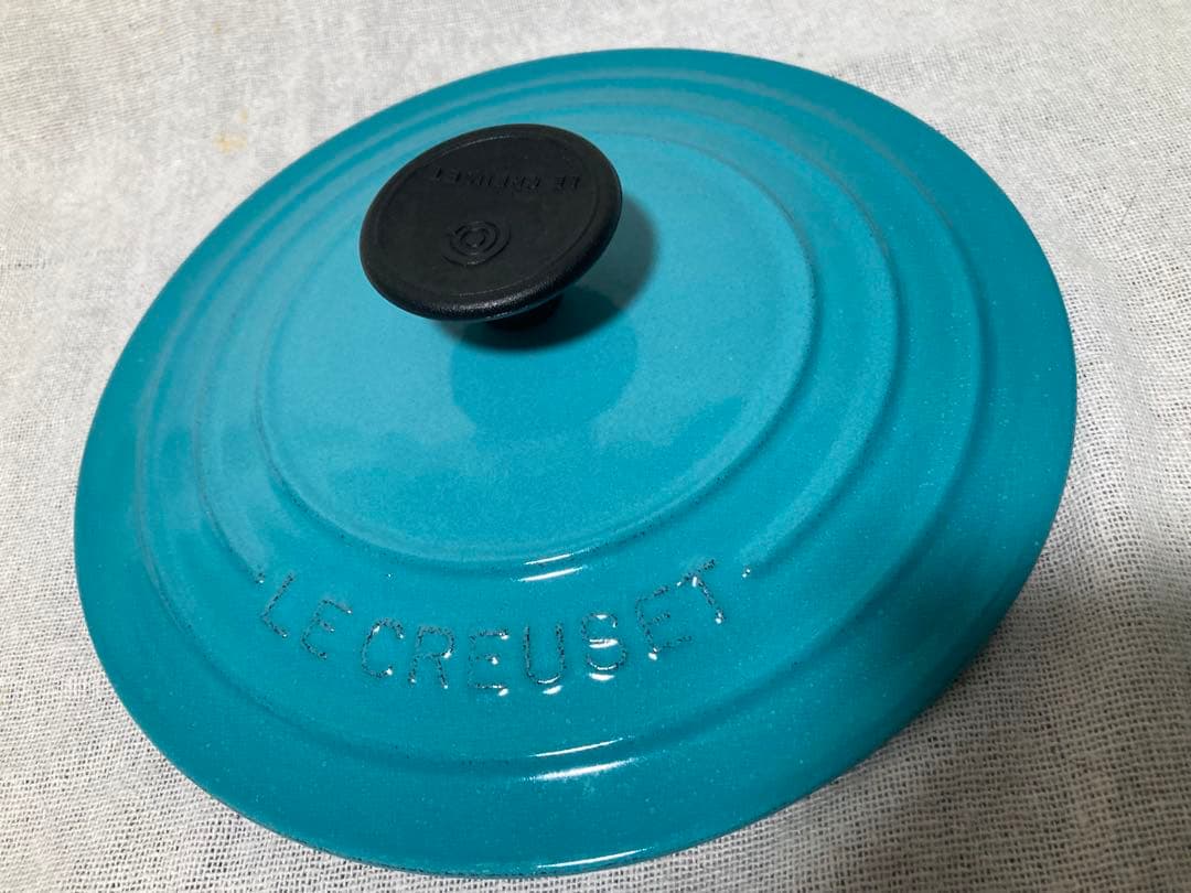 ル・クルーゼ　ココットロンド　18㎝　ターコイズ