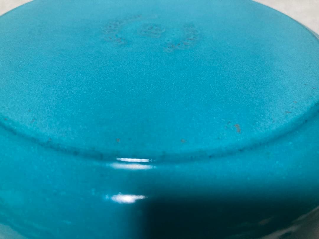 ル・クルーゼ　ココットロンド　18㎝　ターコイズ