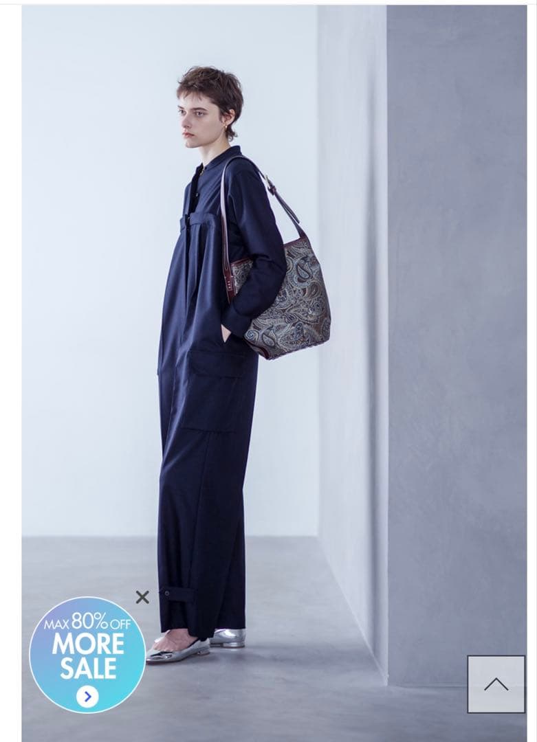 ウールカシミアポプリン オールインワン