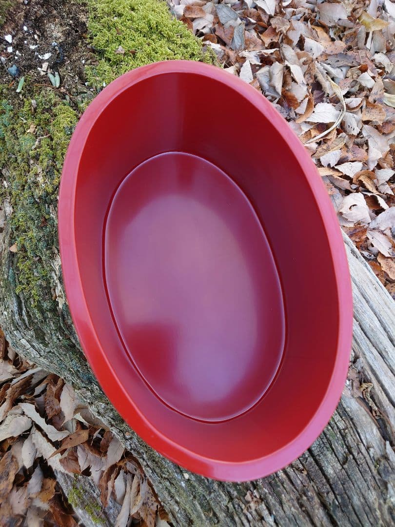 美術工芸　漆工芸　宝箱　木製　くり抜き　展示会で購入　大ぶり厚み　底に浅い筋傷