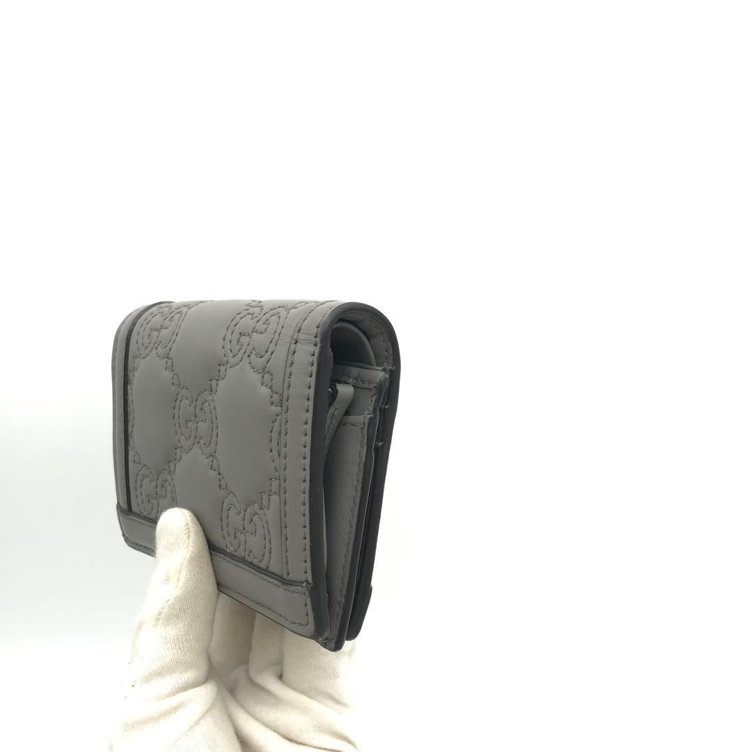 正規品　極美品　グッチ財布　グッチggマーモント グッチマトラセット　レザー