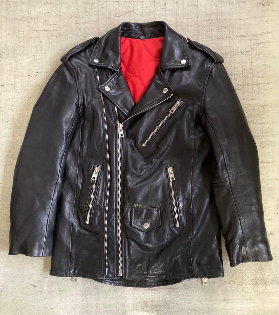 ZADIG & VOLTAIRE ライダース 羊革 黒 日本M ユニセックス