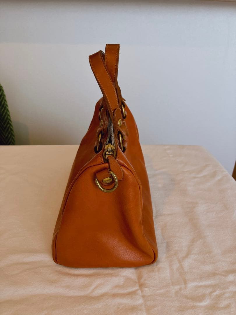 イルビゾンテ　ボストンバッグ　ヤキヌメ