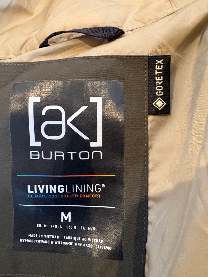 Burton [ak] GORE-TEX ジャケット オリーブ