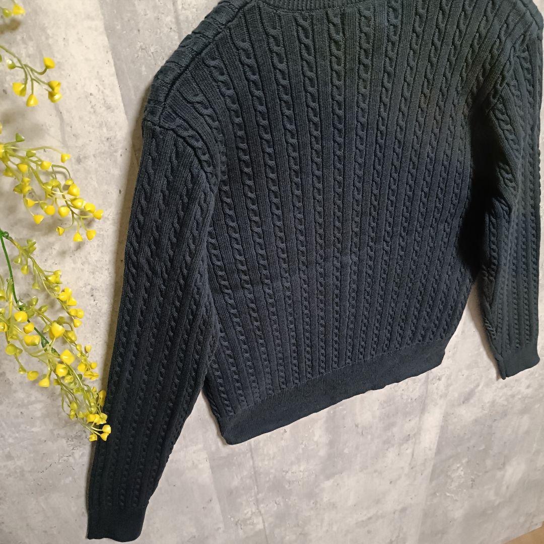 ポロラルフローレン　ケーブルニットカーディガン　ポニー　セーター