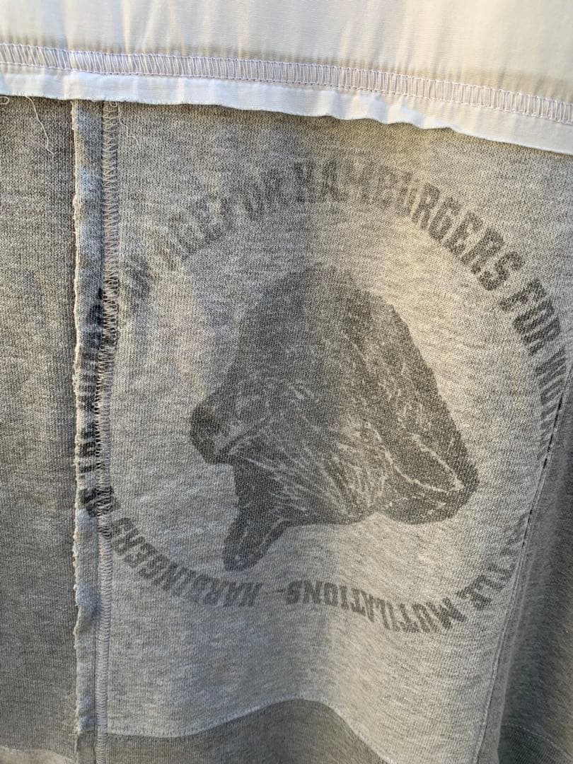 06AW アンダーカバー paper doll期 スウェットドキッキングシャツ