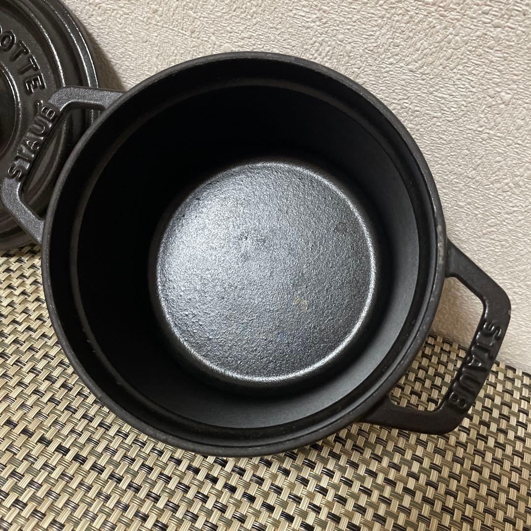 ストウブ ピコ・ココット ラウンド 14cm staub ブラック