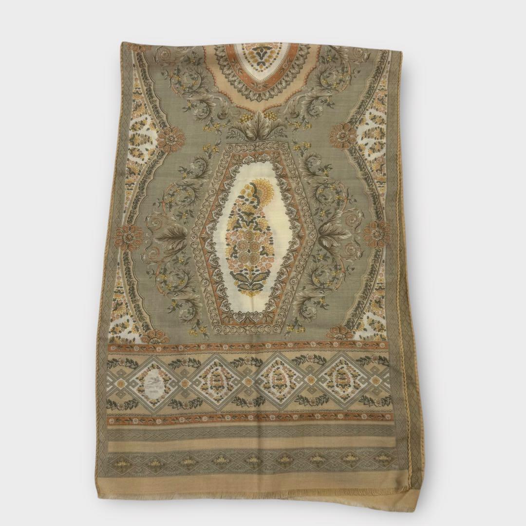 超美品✨ETRO エトロ　フラワー　ストール　スカーフ　ショール