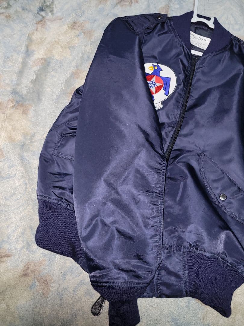 AVIREX フライトジャケット L-2A オリジナルカスタム ネイビー