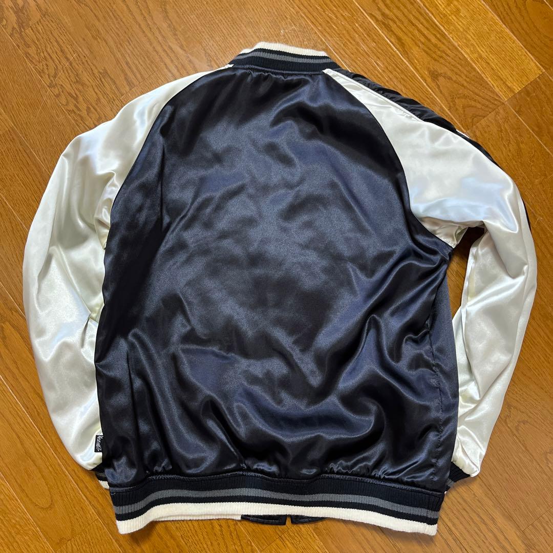 Stussy スカル刺繍 リバーシブル　スカジャン　Sサイズ　状態良