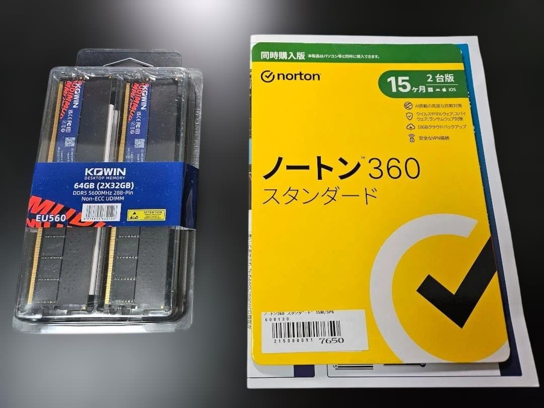 KOWIN 64GB (32GB x 2) EU560 DDR5メモリ